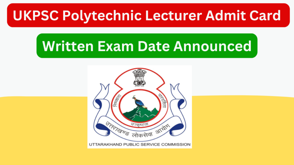 UKPSC Polytechnic Lecturer Exam 