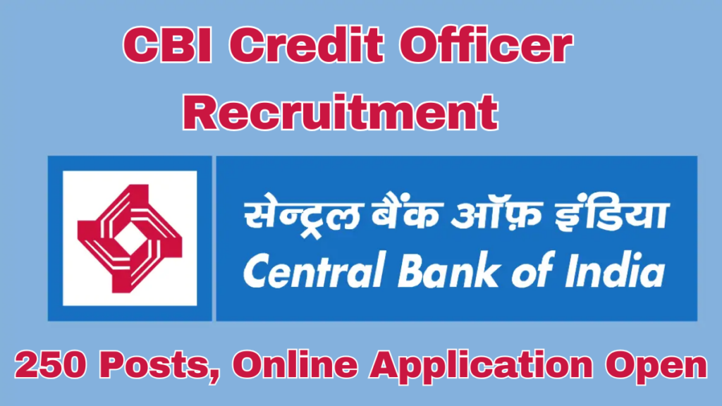 CBI Credit Officer Recruitment